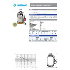 SDF6 Paslanmaz Gövdeli Drenaj Dalgıç Pompa